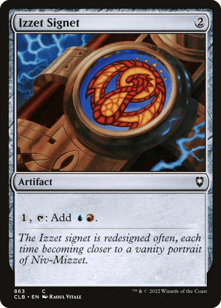 Izzet Signet · Commander Legends: Battle for Baldur's Gate