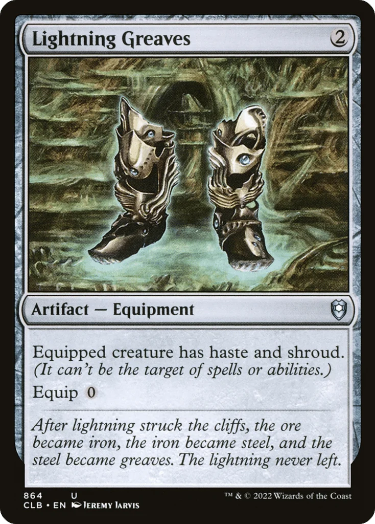 Lightning Greaves · Commander Legends: Battle for Baldur's Gate