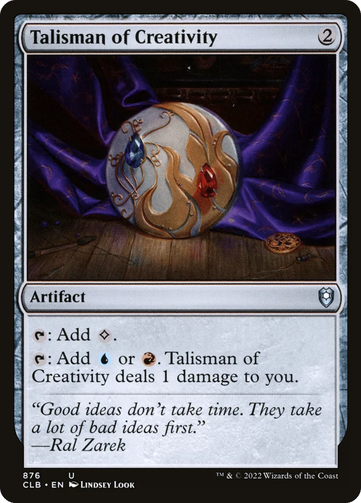 Talisman of Creativity · Commander Legends: Battle for Baldur's Gate