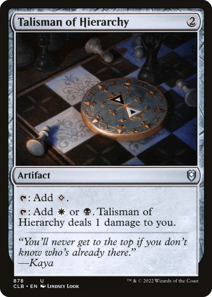 Talisman of Hierarchy · Commander Legends: Battle for Baldur's Gate
