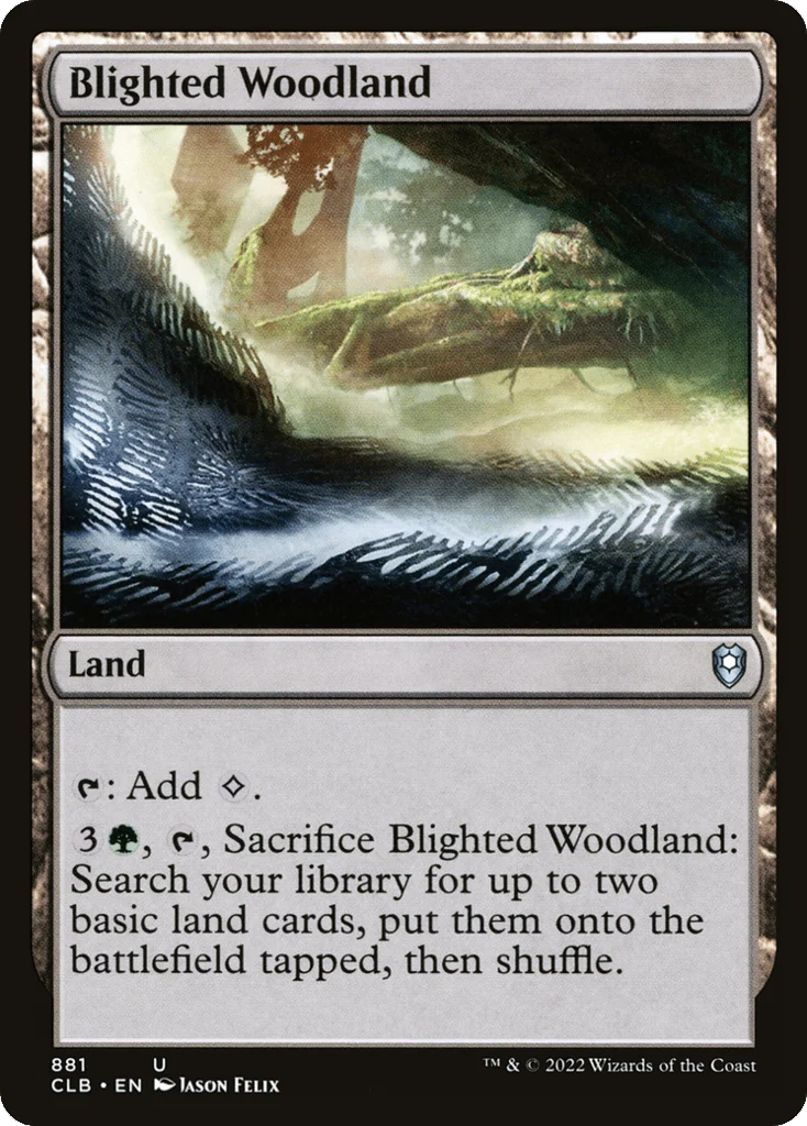 Blighted Woodland · Commander Legends: Battle for Baldur's Gate