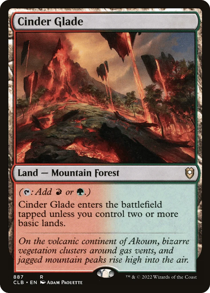 Cinder Glade · Commander Legends: Battle for Baldur's Gate
