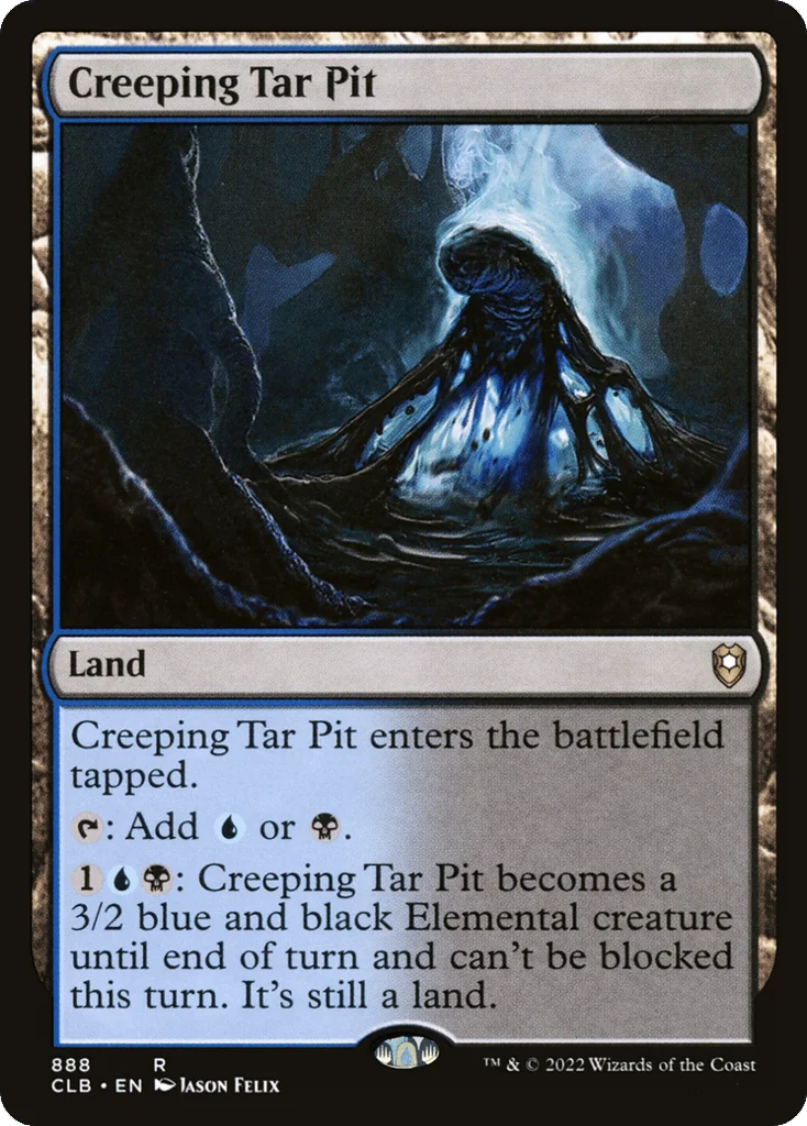 Creeping Tar Pit · Commander Legends: Battle for Baldur's Gate