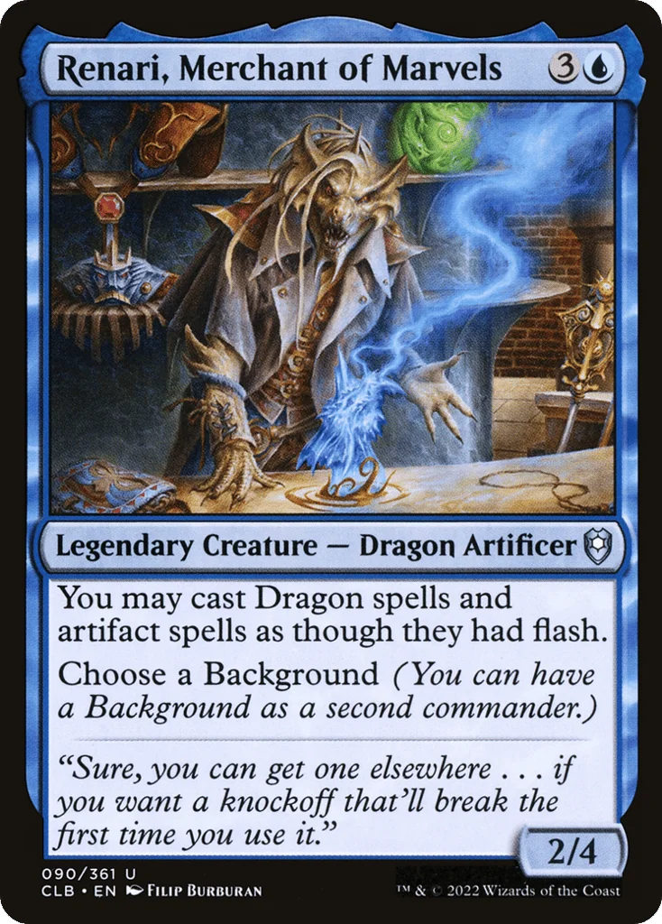 Renari, Merchant of Marvels · Commander Legends: Battle for Baldur's Gate