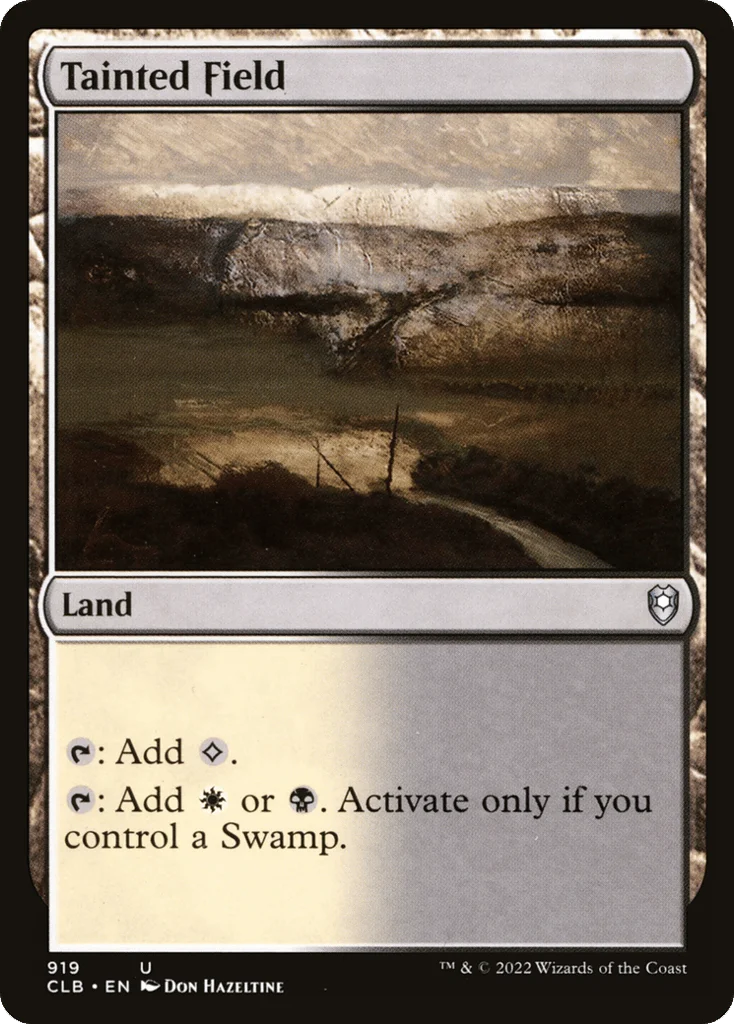 Tainted Field · Commander Legends: Battle for Baldur's Gate
