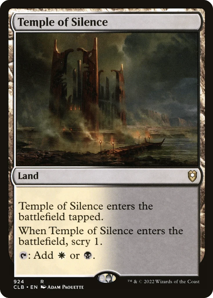 Temple of Silence · Commander Legends: Battle for Baldur's Gate