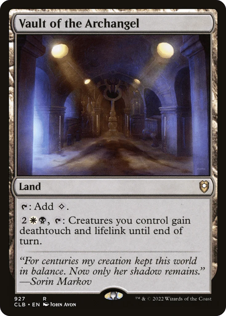 Vault of the Archangel · Commander Legends: Battle for Baldur's Gate
