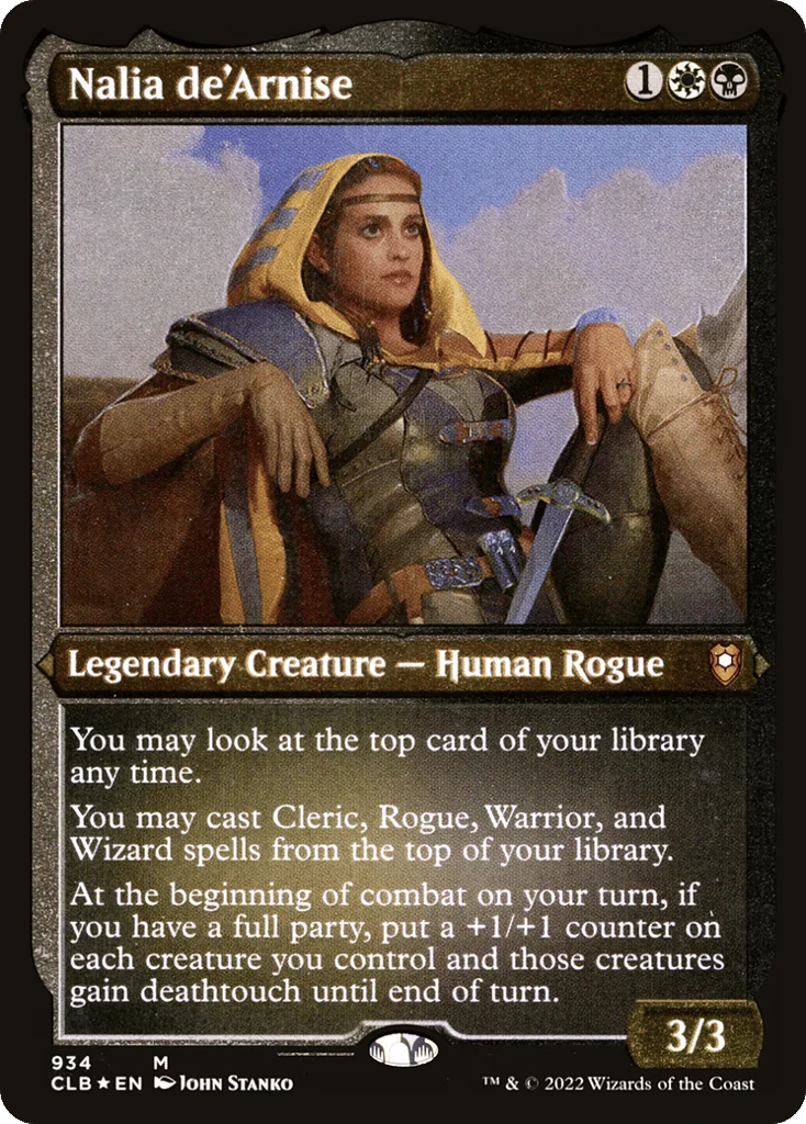 Nalia de'Arnise · Commander Legends: Battle for Baldur's Gate