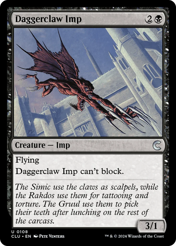 Daggerclaw Imp · Ravnica: Clue Edition