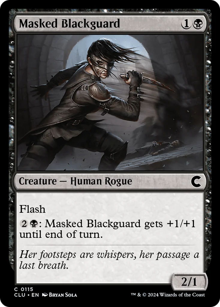 Masked Blackguard · Ravnica: Clue Edition