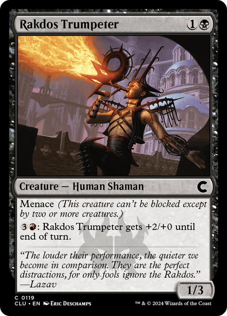 Rakdos Trumpeter · Ravnica: Clue Edition