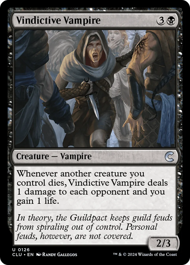 Vindictive Vampire · Ravnica: Clue Edition