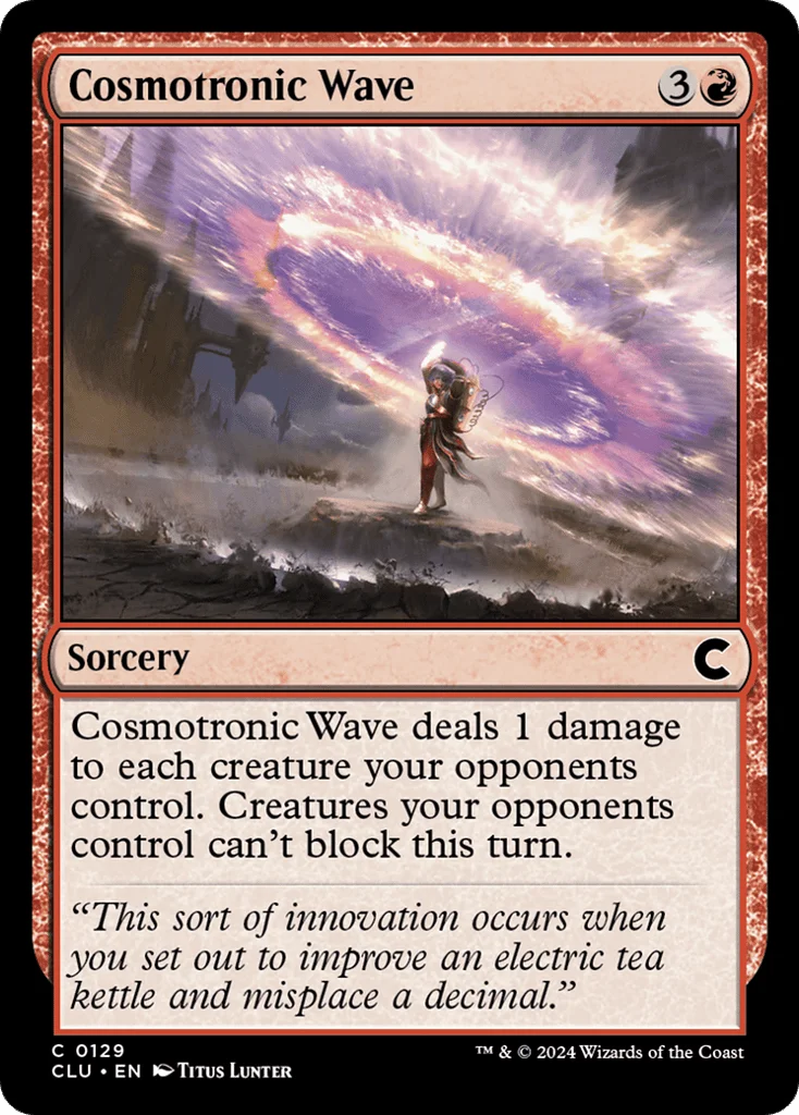 Cosmotronic Wave · Ravnica: Clue Edition