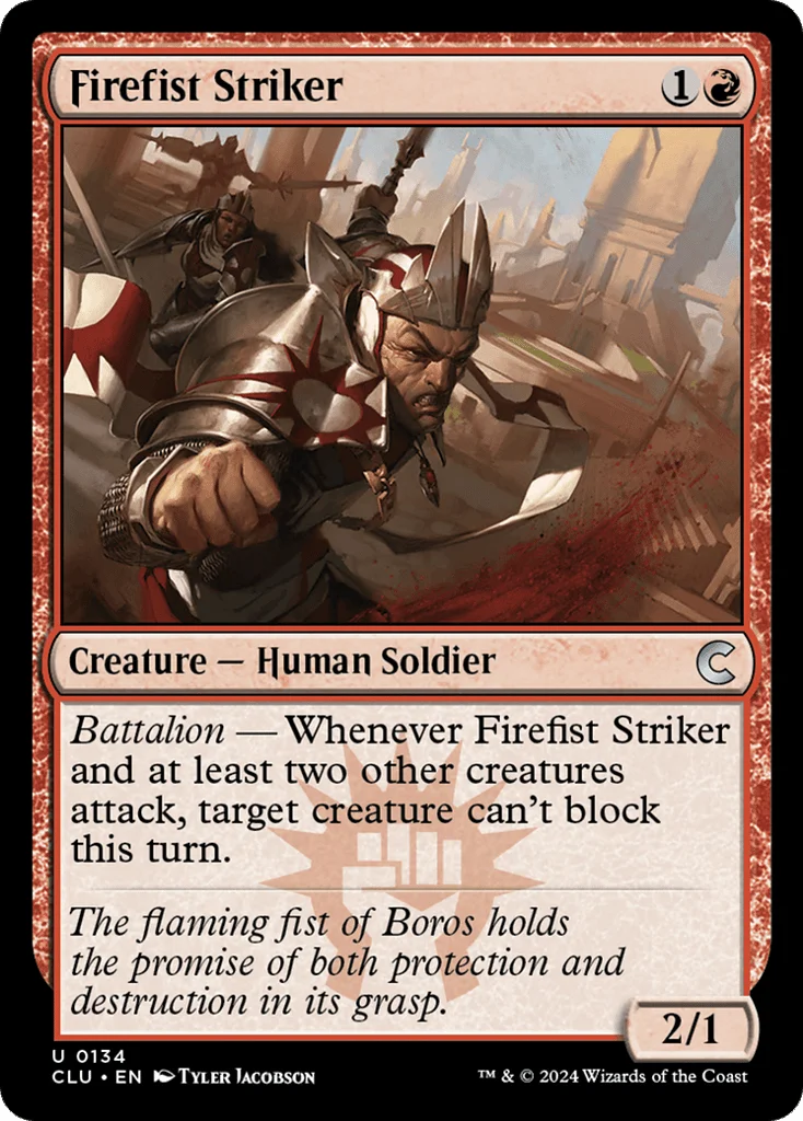 Firefist Striker · Ravnica: Clue Edition