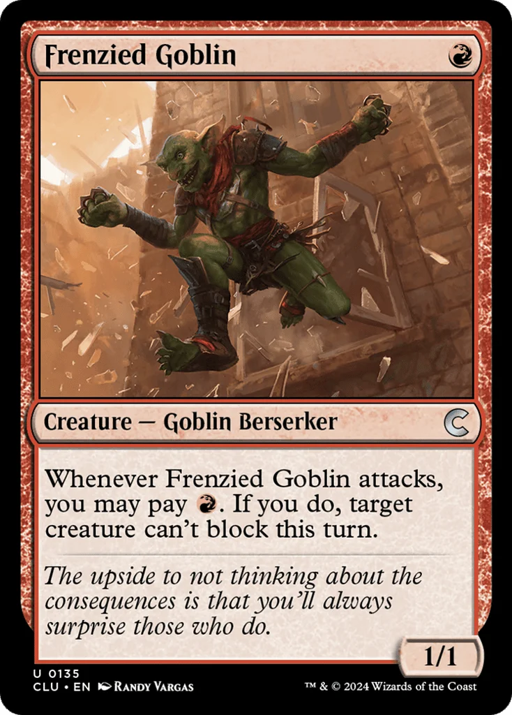 Frenzied Goblin · Ravnica: Clue Edition