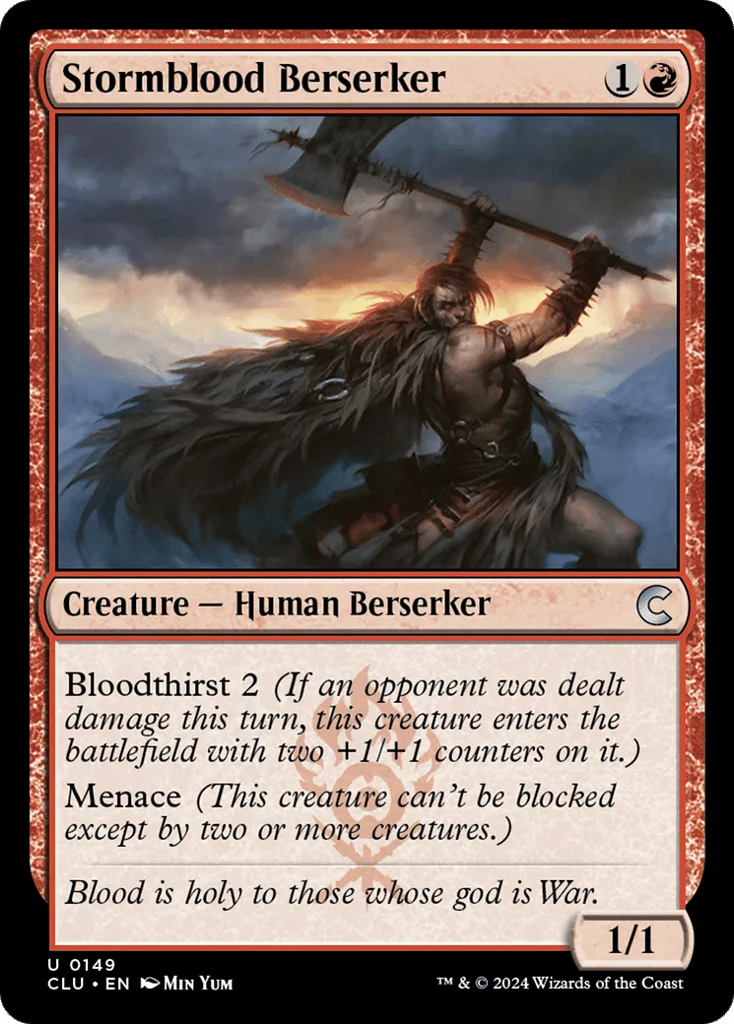 Stormblood Berserker · Ravnica: Clue Edition