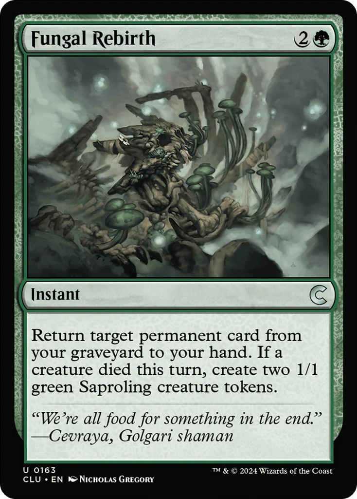 Fungal Rebirth · Ravnica: Clue Edition