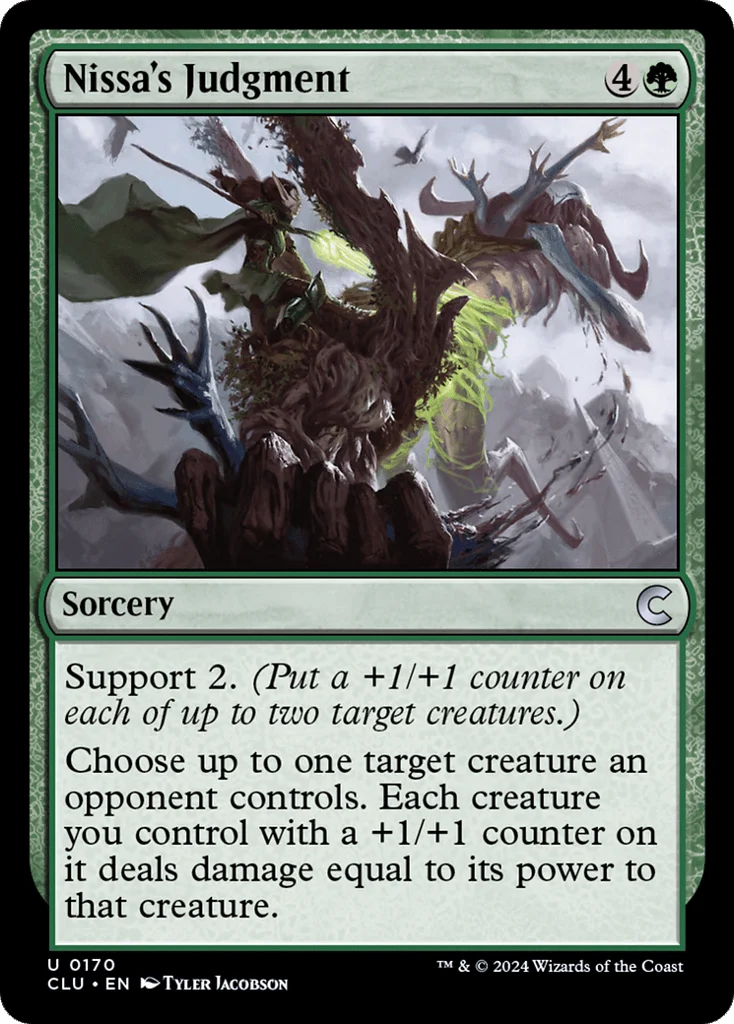 Nissa's Judgment · Ravnica: Clue Edition