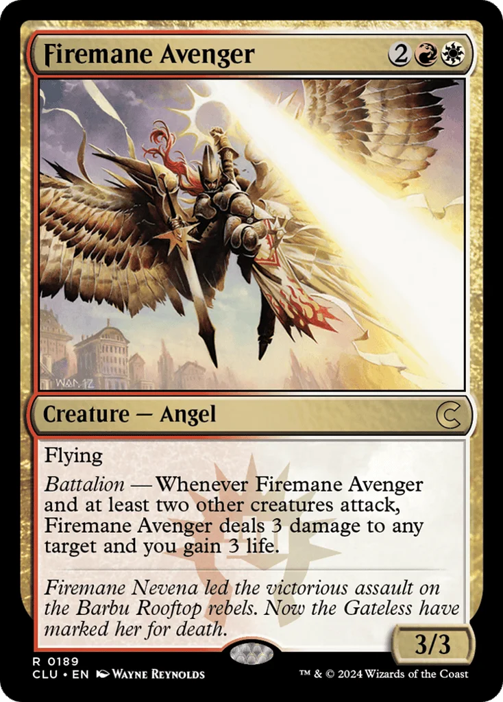 Firemane Avenger · Ravnica: Clue Edition