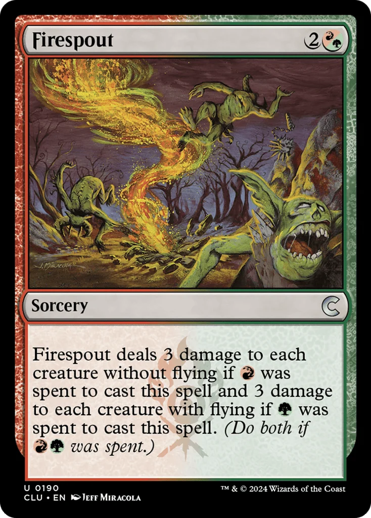 Firespout · Ravnica: Clue Edition