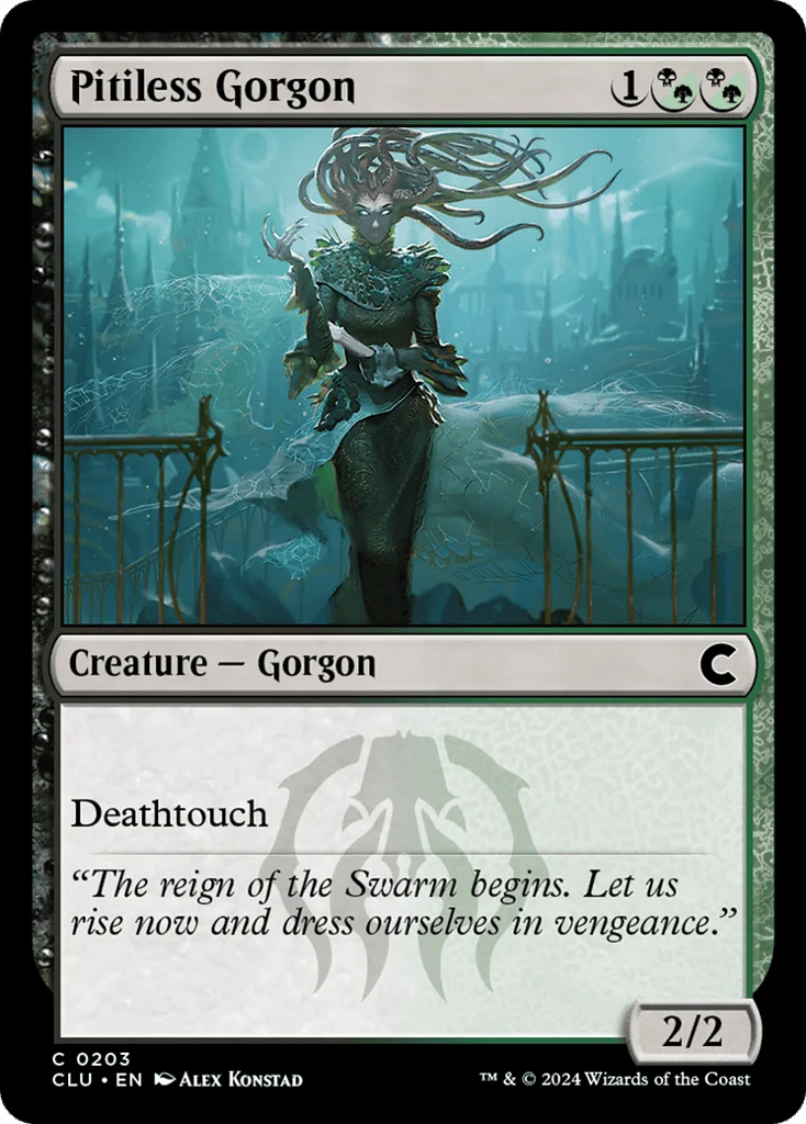 Pitiless Gorgon · Ravnica: Clue Edition