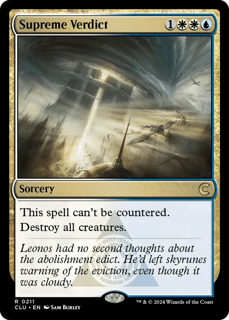 Supreme Verdict · Ravnica: Clue Edition