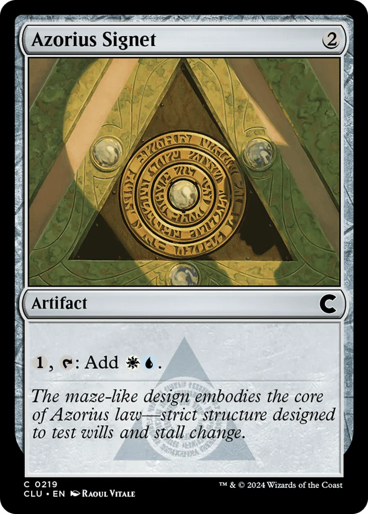 Azorius Signet · Ravnica: Clue Edition