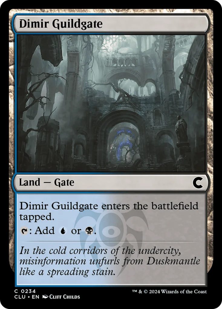 Dimir Guildgate · Ravnica: Clue Edition