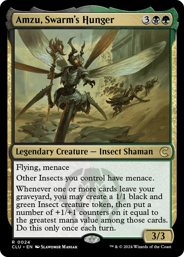 Amzu, Swarm's Hunger · Ravnica: Clue Edition