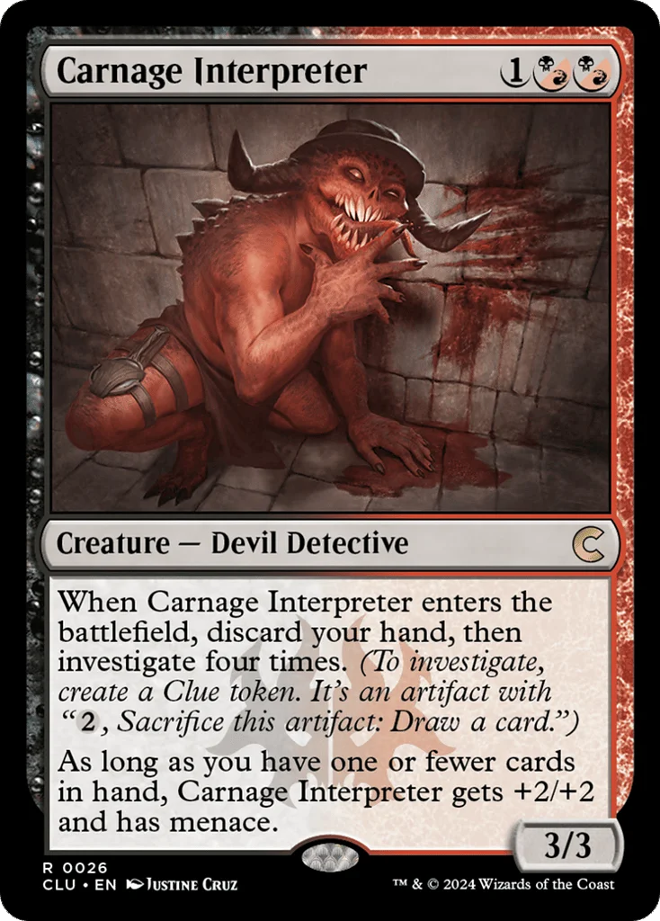 Carnage Interpreter · Ravnica: Clue Edition
