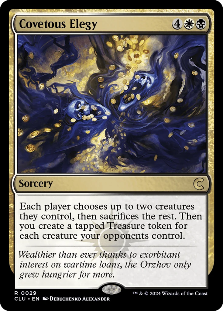 Covetous Elegy · Ravnica: Clue Edition