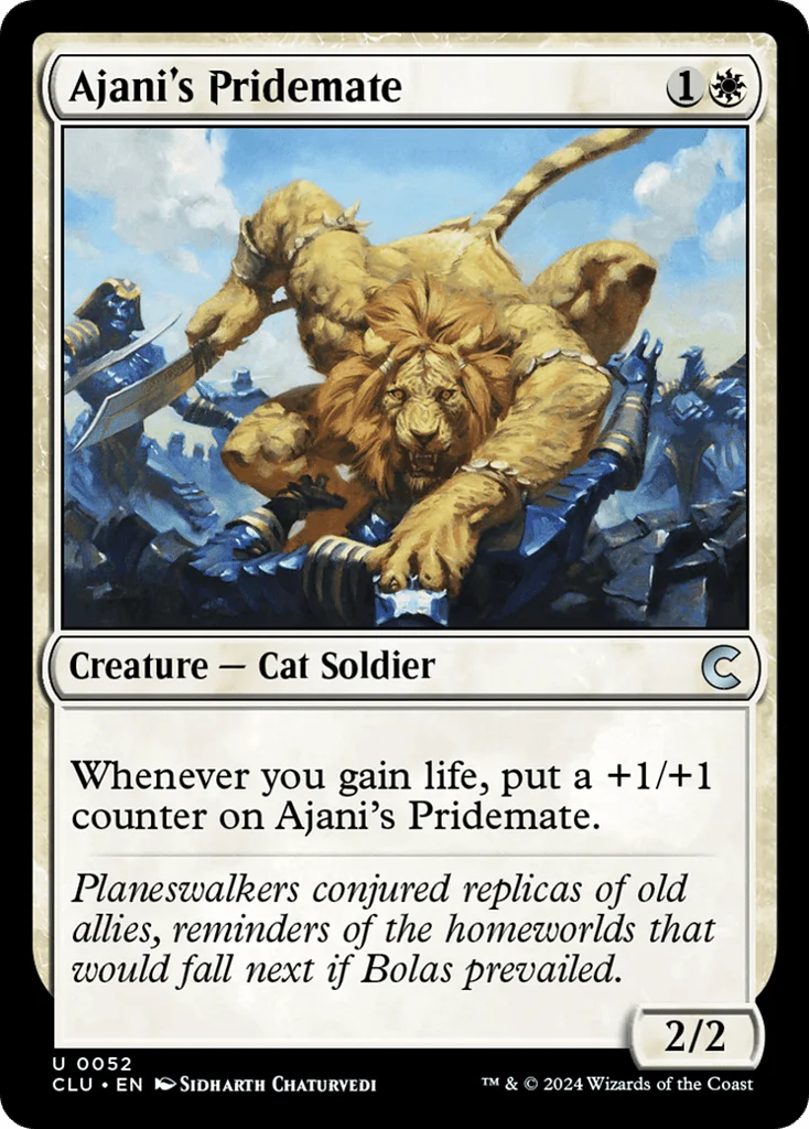 Ajani's Pridemate · Ravnica: Clue Edition