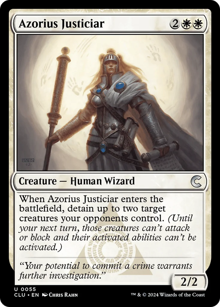 Azorius Justiciar · Ravnica: Clue Edition