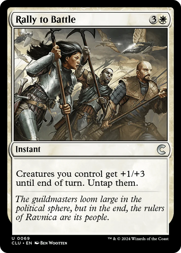 Rally to Battle · Ravnica: Clue Edition