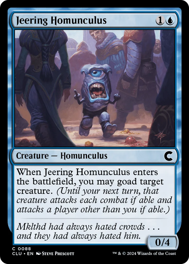 Jeering Homunculus · Ravnica: Clue Edition