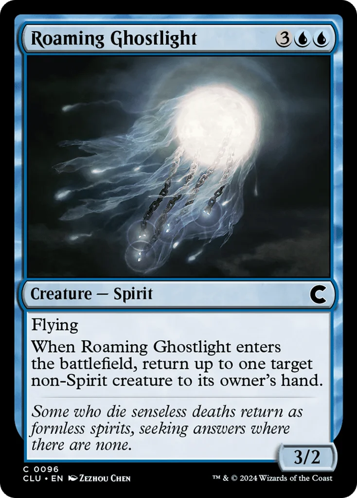 Roaming Ghostlight · Ravnica: Clue Edition