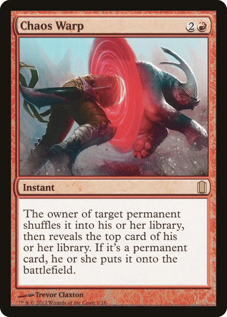 Chaos Warp · Commander's Arsenal