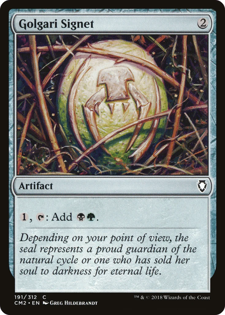 Golgari Signet · Commander Anthology Volume II