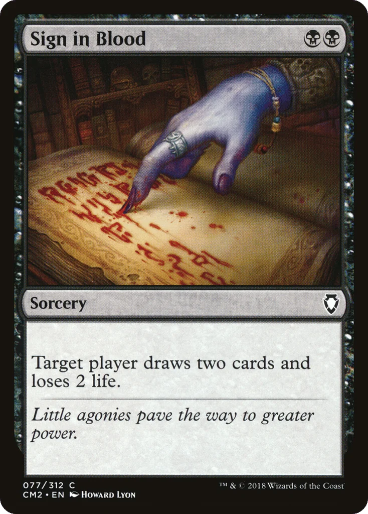 Sign in Blood · Commander Anthology Volume II