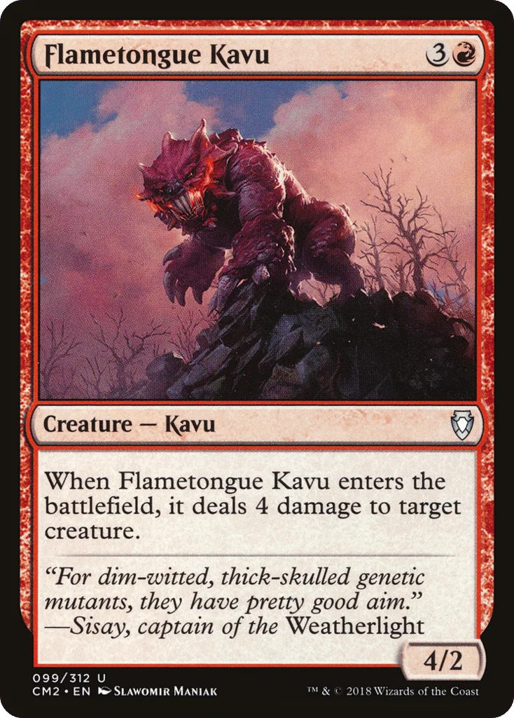 Flametongue Kavu · Commander Anthology Volume II