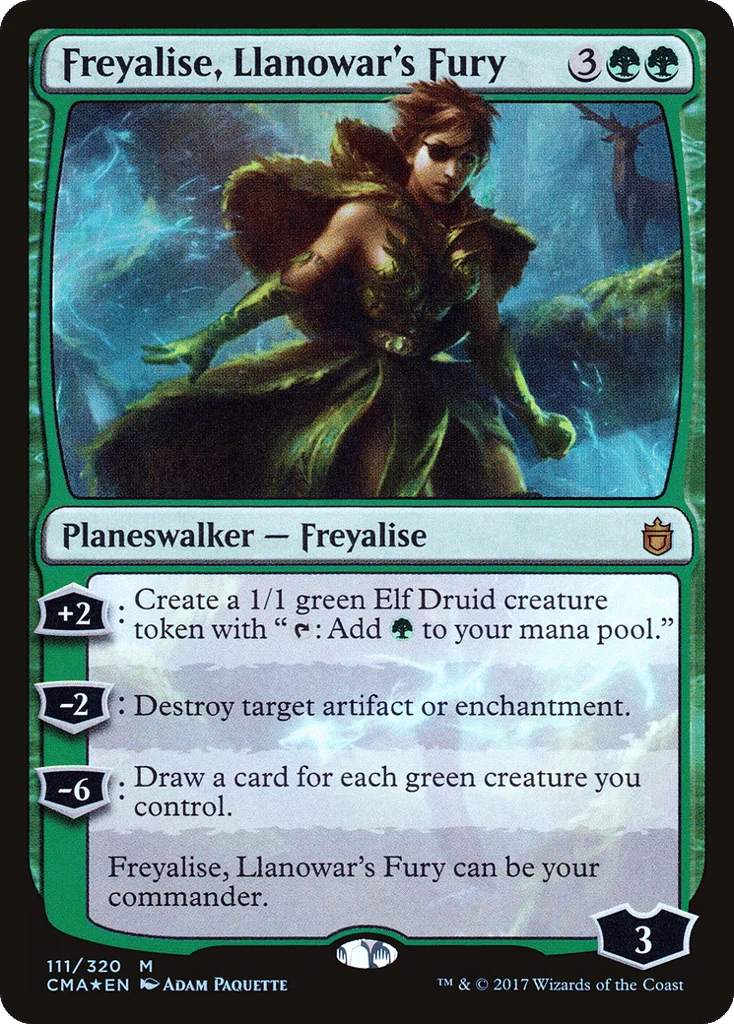 Freyalise, Llanowar's Fury · Commander Anthology