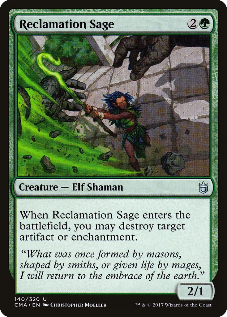 Reclamation Sage · Commander Anthology
