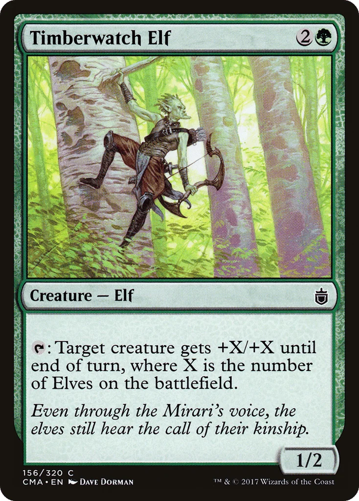 Timberwatch Elf · Commander Anthology