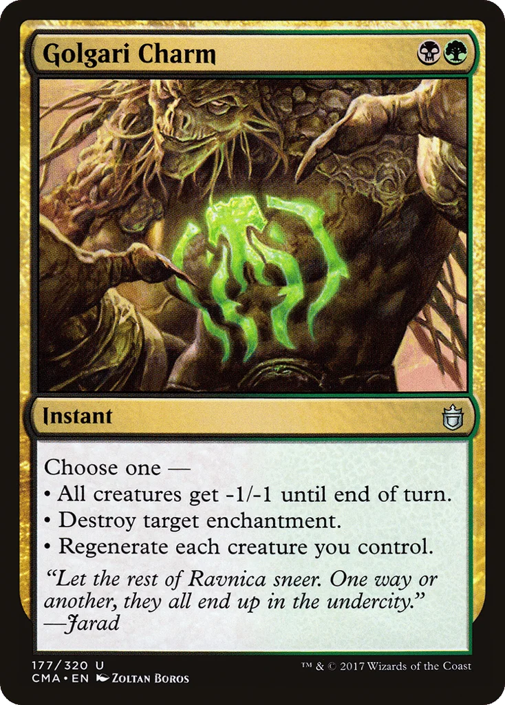 Golgari Charm · Commander Anthology