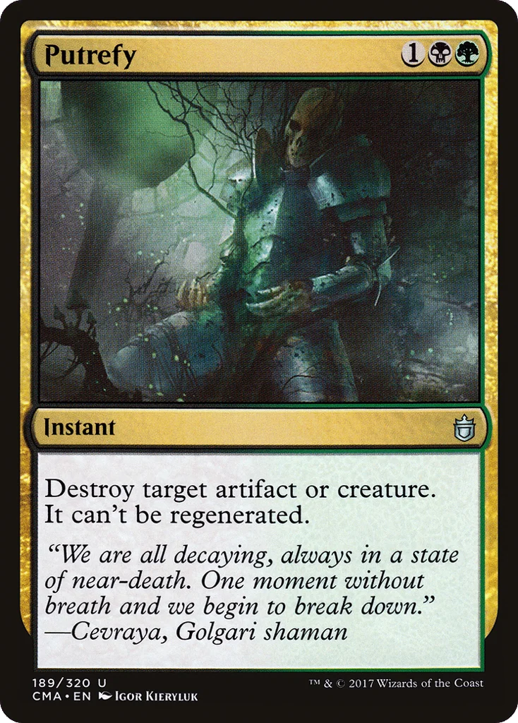 Putrefy · Commander Anthology