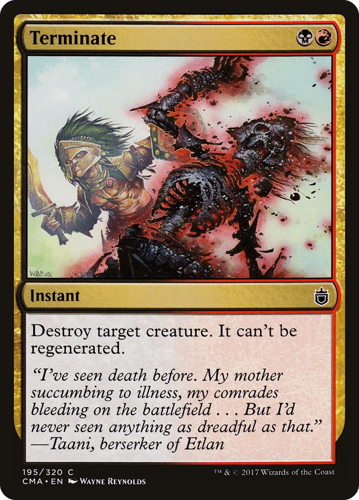 Terminate · Commander Anthology