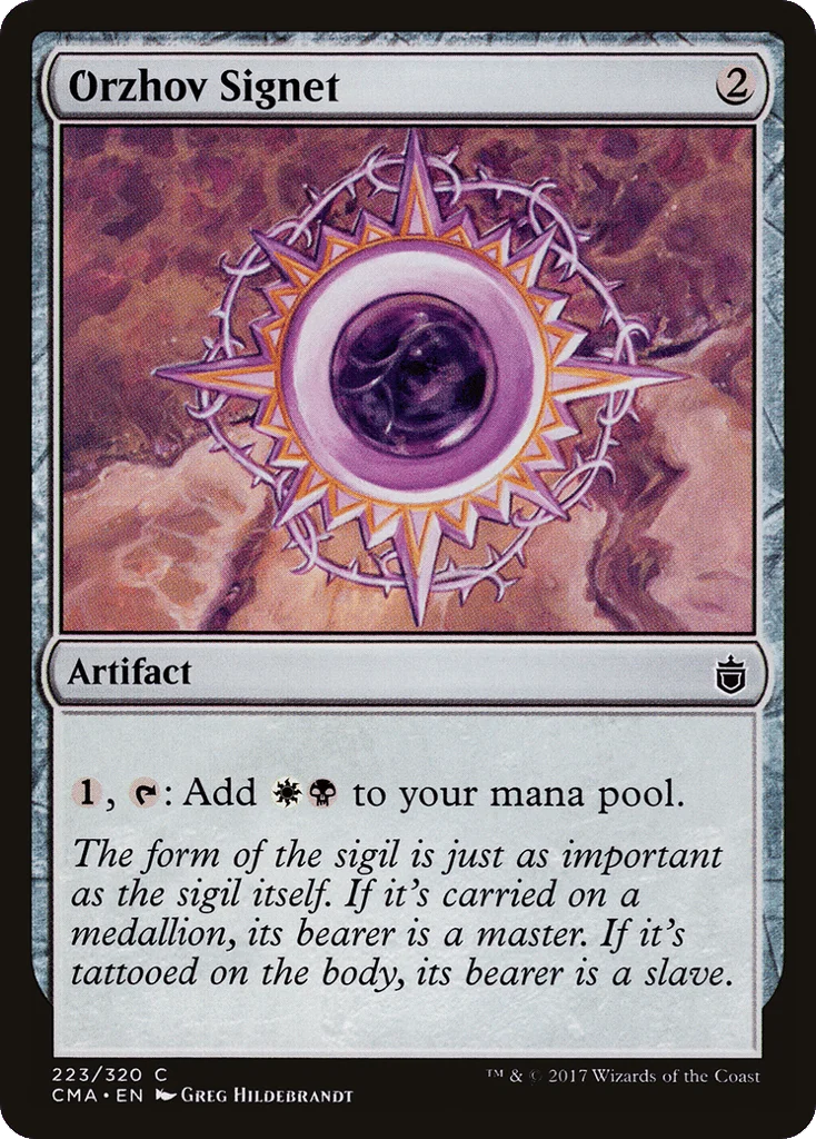 Orzhov Signet · Commander Anthology