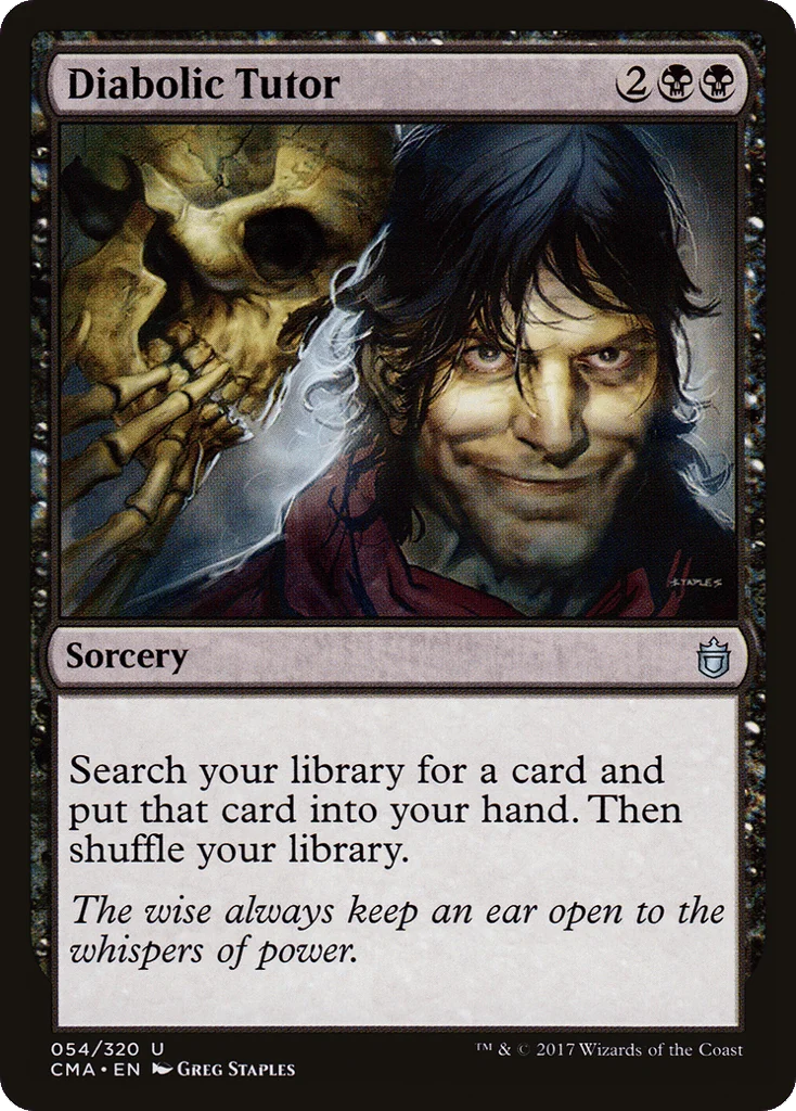 Diabolic Tutor · Commander Anthology