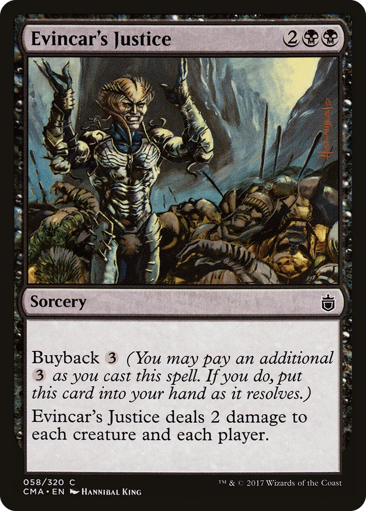 Evincar's Justice · Commander Anthology