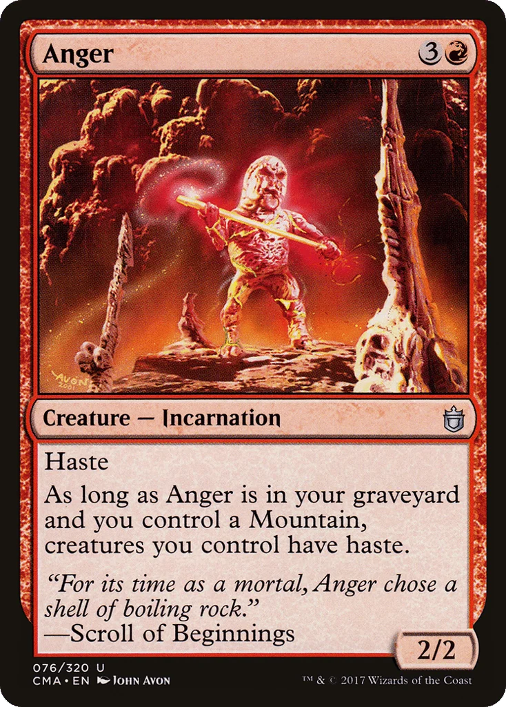Anger · Commander Anthology